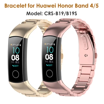 Aproce par Huawei Honor Joslu 5 Siksnas Nomaiņa Datumi Siksniņa Rokas Nomaiņa Metāla Piederumi Godu Joslas 4 Watchband