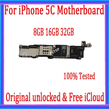 8gb 16gb 32gb ar IOS Sistēmas iphone 5C Mātesplati, Oriģināls atbloķēt iphone 5C Loģikas plates ar Pilnu Mikroshēmas