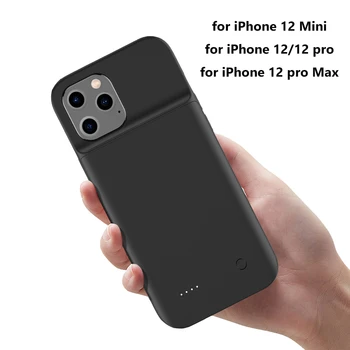 Portatīvie Akumulatoru Lādētāju, Ja par iPhone 12 12 12 Mini pro, Max 6800mAh Power Bank Uzlādes Lietu Vāku iphone 12 pro Max 12