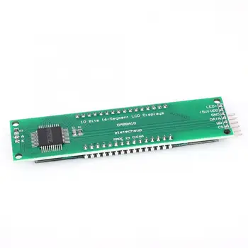 DM8BA10 10-Bitu 16-Segmenta LCD Displeja Panelis LED Modulis DC 5V TM1622 Čipu TM1622 Saderīgs ar HT1622