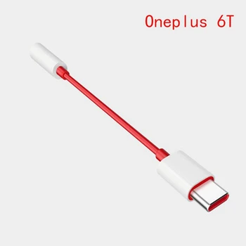Oneplus T 6 T USB 3,1 Tipo C 3,5 mm Adaptador De Spraudni Mini Audio Kabeļu Līnijas