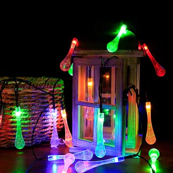 LED String Light Āra Saules Lampas Pasaku Krāsu Mājās Ziemassvētku Brīvdienās, Kāzu svinības, Apdare Stīgu Gaismas Dārzs Ūdensizturīgs