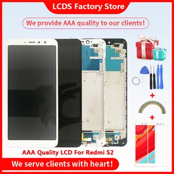 Grade AAA Kvalitātes LCD Xiaomi Redmi S2 LCD Ar Rāmi LCD Ekrānu, Lai Xiaomi Redmi S2 LCD Ekrānu 10-Touch
