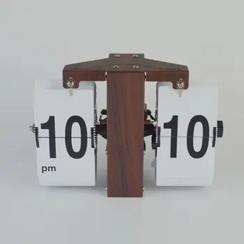 Mūsdienu Radošā Flip Clock Retro Nerūsējošā Tērauda Galda Skatīties, Sloksnes, Ciparu Pulksteņi Dzīvojamā Istaba Guļamistaba Biroja Galda Piederumi