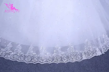 AIJINGYU ir 2021. balts jaunu karstā pārdošanas lēti bumbu kleita mežģīņu augšu atpakaļ oficiālu līgavas kleitas kāzu kleitu WK149