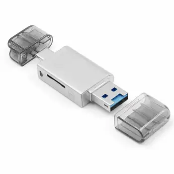 USB-C, C Tipa, lai NM Nano Atmiņas Kartes & TF Mikro SD Karšu Lasītājs, lai Huawei Viegli Pārvadāt Izmantot AA4571