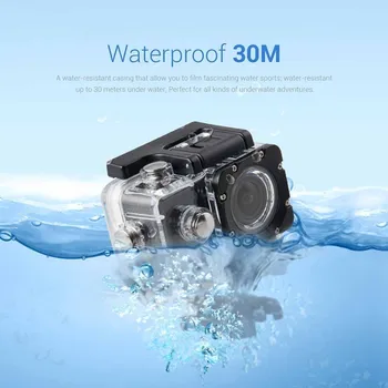 Ultra HD (4K 1080P WiFi 16 Megas Sports Rīcības Camera Waterproof DVR Videokameras Ūdensdroša Video Ieraksta Kameras Sport Cam