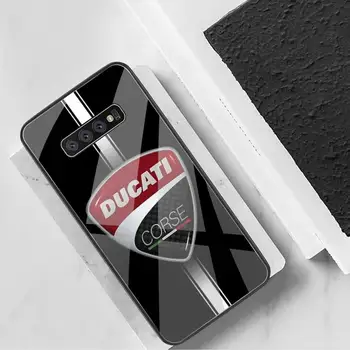 Ducati Corse Logo Telefonu Gadījumā Rūdīta Stikla Samsung S20 Plus S7 S8 S9 S10 Plus Piezīme 8 9 10 Plus