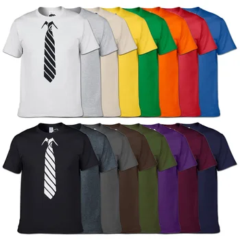 Klasiskās Plašu Svītrainām Stilu, Tie T-krekls Moderns Vīriešu Ikdienas Smieklīgi Tie Dizains, T Krekli Vīriešu Kokvilnas ar Īsām piedurknēm Topi, t-veida