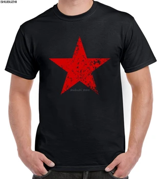 Sarkano Komunistu Zvaigzne Kuba Vīriešu T-Krekls - Che Guevara Marksa Komunisma Foršs Gadījuma lepnums t krekls vīriešu Unisex t sbz1425