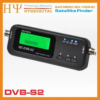 SATHERO SH-100HD DVB-S2 HD Kabatas Ciparu Satelītu Meklētājs Signālu Satelītu Uztvērējs Ar USB 2.0 LCD Displejs