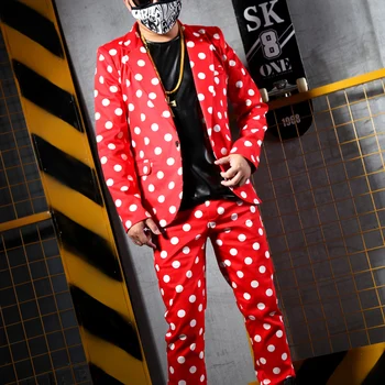 S-6XLBar dziedātāja naktsklubs DJMCDS skatuves tērps GOGO darbības uzvalks, izmantojot dot dot apģērbam, ikdienas apģērbam.