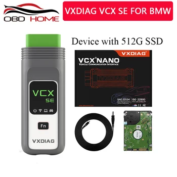 OBD2 VXDIAG VCX SE BMW scanner automašīnu diagnostikas ICOM A2 A3 Nākamajā Plānošanas diagnostikas instruments BMW Ista mini Kodēšanas inpa