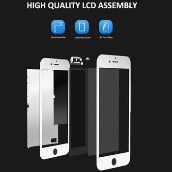 AAA A1723 3D LCD iPhone 5S SE LCD Ekrānā Pieskarieties Digitizer Nomaiņa Pantalla LCD Ekrāns Montāža Touch Screen Ar Dāvanām