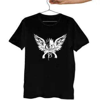 Milking T Krekls Beelzemon Emblēmu T-Krekls ar Īsām Piedurknēm Gadījuma Tee Krekls, 100 Kokvilna Gudrs Iespiesti Mens XXX Tshirt