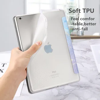 Sākotnējā Āda Flip Tablet Case For Apple ipad 2 gaisa 9.7 collu ipad6 Silikona Vāciņš iPad 6 air2 air 2 Triecienizturīgs Apvalks Capa