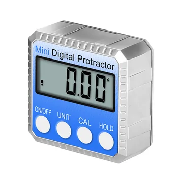 Digitālā Inclinometer Līmeņa Mērītājs 360 Grādu Augstas Precizitātes Līmeņa Mērītājs Detektoru Declinometer Leņķis Kaste
