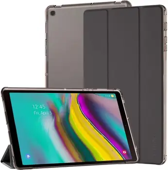 EasyAcc Ādas Case for Samsung Galaxy Tab S6 S5e ar Pildspalvu Turētājs Premium PU Ādas Multi-angle Statīva Funkcija Auto Mosties Miega