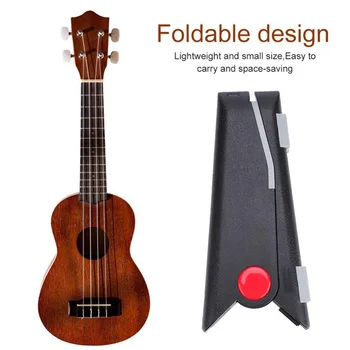 Karstā Salokāms Ģitāra Stand-Frame Mūzikas Instrumentu Elektrisko Akustiskās Bass havajiešu ģitāra MVI-ing