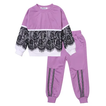 Meitenes Apģērbu Komplekts Rudens Toddler Meiteņu Krekls Un Bikses Tērpu Apģērbs Atbilstu Pavasarī Bērni Tracksuit Meiteņu Apģērbu Komplekti
