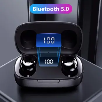 S9 TWS Bezvadu Austiņas Bluetooth Austiņas 5.0 Bass Stereo ūdensizturīgs Earbuds, Brīvroku Austiņas Ar Mikrofonu Uzlādes Gadījumā
