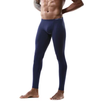 Vīrieši Sexy Miega Gruntis Ledus Zīda Ultra-plāns Caurspīdīgs Dzimumlocekļa Maisiņš Tēlniecības Bikses Vīriešu Mājas Milzīgais Atpūtas Bikses Geju Sleepwear