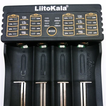 LiitoKala Lii-402 18650 Akumulatoru Lādētāju 26650 16340 RCR123 14500 LiFePO4 1.2 V Ni-MH, Ni-cd Rechirable Lii402