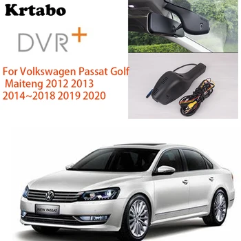Par Volkswagen Passat Golf Maiteng 2012 2013~2018 2019 2020 Auto DVR Wifi Video Ieraksti Dash Cam Kameru augstas kvalitātes CCD HD