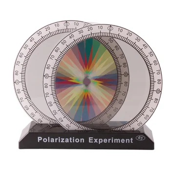 Polarizatoru Gaismas Polarizācijas Demonstrētājs Studentu Eksperimentālo Mācību Līdzekļu Fizika Optiskā Testa Instruments Krāsu Polarizatoru