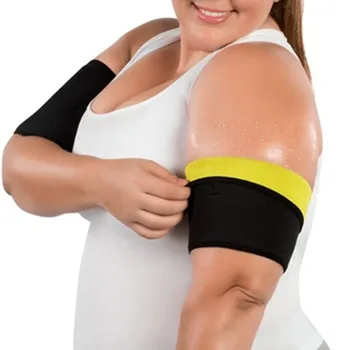 Jaunā Sieviešu Slimming Body Shaper Kājas Fitness Body Black Arm Shapers Shapewear Novājēšanu Augšstilba Jostas Pirts Kāju Svīšana, Svara Zudums
