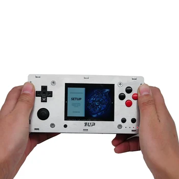 Portatīvo Retro Spēļu Konsoli 1Up pi Zēns 2.8 Collu HD Ekrāns Aveņu pi 3 B Atbalsts Neogeo Arcade Rokas Spēle Spēlētājs