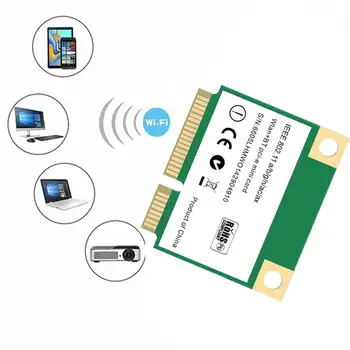 AX3000H Mini PCI-E WiFi 6 Bezvadu Tīkla Karti 2.4 / 802.11 ac Ax 5.0 MU-MIMO Bluetooth 5G / U8T5