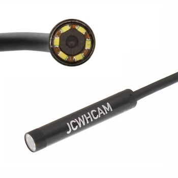 JCWHCAM 5M Ūdensizturīgs Endoskopu, Mini HD Kamera Čūska Caurules 5.5 mm Objektīvs Kabeli USB Pārbaudes ar LED Borescopefor Android Tālrunis PC