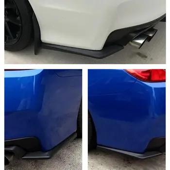 2gab Auto Bufera Spoileris Aizmugures Lūpu Canard Anti Scratch Wrap Leņķis ABS Auto Eksterjera Komplekts Subaru-2016, lai par WRX STi