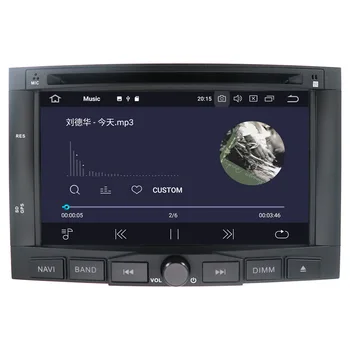 2din Radio, gps Navigācija Android 10.0 Stereo auto Multimediju Atskaņotāju Auto Radio Atskaņotājs PEUGEOT 3008 2009-Galvas Vienības IPS