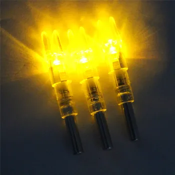 Linkboy Loka šaušana ID6.2 Mm Automātiski Izgaismo Bow String Aktivizēts LED Apgaismota Nock par Loku un Bultām, Medībām