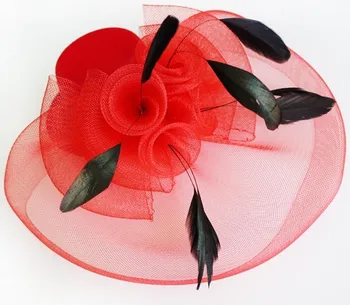 Kāzu Cepures Sievietēm Vintage Neto Kāzu Cepures Melna Balta Kāzu Accessorie Līgavas Fascinator Sinamay Kāzu Birdcage Veil