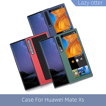 Par Huawei Mate X XS Slīdēja Logu Lietā Īstas Ādas Locīšanas Gadījumā Huawei Mate X XS