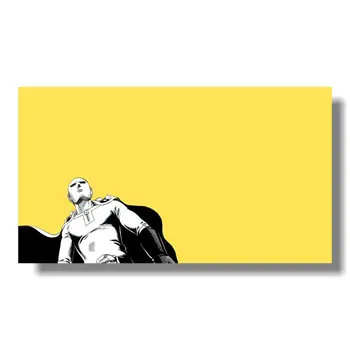 Mākslas Zīda Vai Audekls Drukāt Perforators Cilvēks Saitama Genos Anime Plakātu 60x106 cm Istabas Interjeru Apdare