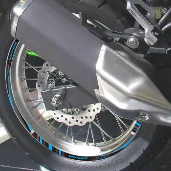 KODASKIN Motociklu 2D Emblēmu Apaļas Uzlīmes Decal Lielu Riteni Rim par SUZUKI Suzuki DL250 v-strom Riteņu Uzlīme