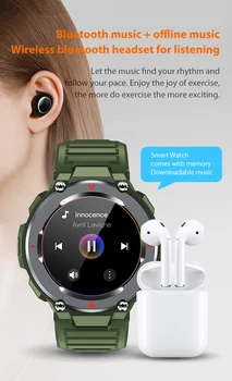 Willgallop ir 2021. jaunu S25 Smart Skatīties Bluetooth Zvanu Mūziku, Spēlēt IP67 Āra Smartwatch Dzirdēt ātruma Monitors, kas Vīriešiem sporta Rokas pulksteņi