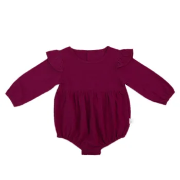 Cute Bērnu Baby Meitenes Rudens Apģērbu Ar Garām Piedurknēm Kokvilnas Romper Toddler Bērniem Playsuit Tērpiem