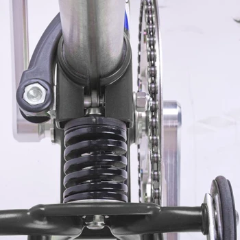 4 izmēru saliekamo velosipēdu aizmugurē šoks brompton velosipēdu amortizatoru atspere oglekļa