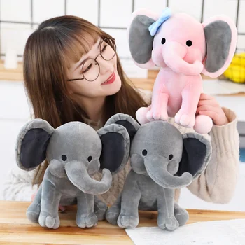 25cm Gulētiešanas Oriģināli Choo Choo Express Plīša Rotaļlietas Zilonis Humphrey Mīkstu Pildījumu Dzīvnieku Lelle Pāris Ziloņu Mazulis Dzimšanas dienas Dāvana