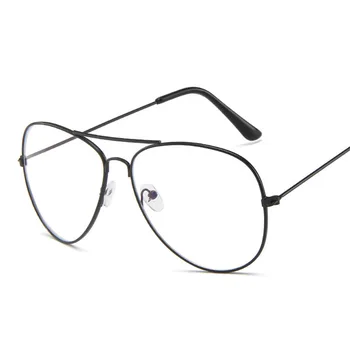 Elbru Anti Blue Ray Brilles Sievietēm Anti Zilā Gaisma Datoru Brilles Atdzist Modes Metāla Skaidrs, Lēcas, Brilles Melnā Feamale