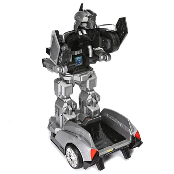 Tālvadības Pults Braukt Uz Humanoīds Robots Auto Rotaļu Kustamo Transformer Auto Ar Robotu Ķivere Bērniem, Bērnu Dāvanu Atrakciju Parku