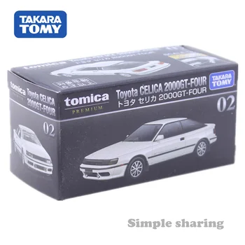 Takara Tomy Tomica Toyota Celica 2000 GT-FOUR 1:60 Premium Nr. 02 Automašīnu Karstā Pop Bērnu Rotaļlietu Mehānisko Transportlīdzekļu Lējumiem Metāla Modeļa Jaunas