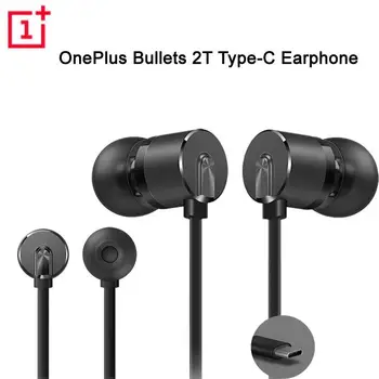 Sākotnējā OnePlus Lodes 2T Austiņas In-Ear Tipa c Austiņas Austiņas Ar Tālvadības Mic par Oneplus 6/6T/7/7T Pro phoneTablet