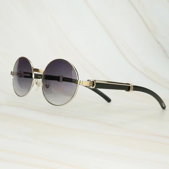 Retro Saulesbrilles Bifeļa Raga Pārredzamu Gafas De Sol Dizaineru Sieviešu Brilles Vīriešu Saulesbriļļu Kārters Briļļu Aksesuāri,