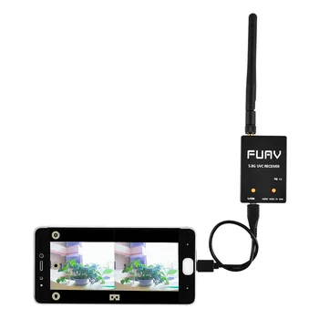 Skydroid UVC Vienu Vadības Uztvērējs OTG 5.8 G 150CH Kanāls FPV Uztvērējs Video Pārraidei uz Leju Audio Android Tālrunis